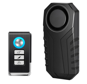 Bike Alarm with Remote, Wireless Vibration Motion Senso
